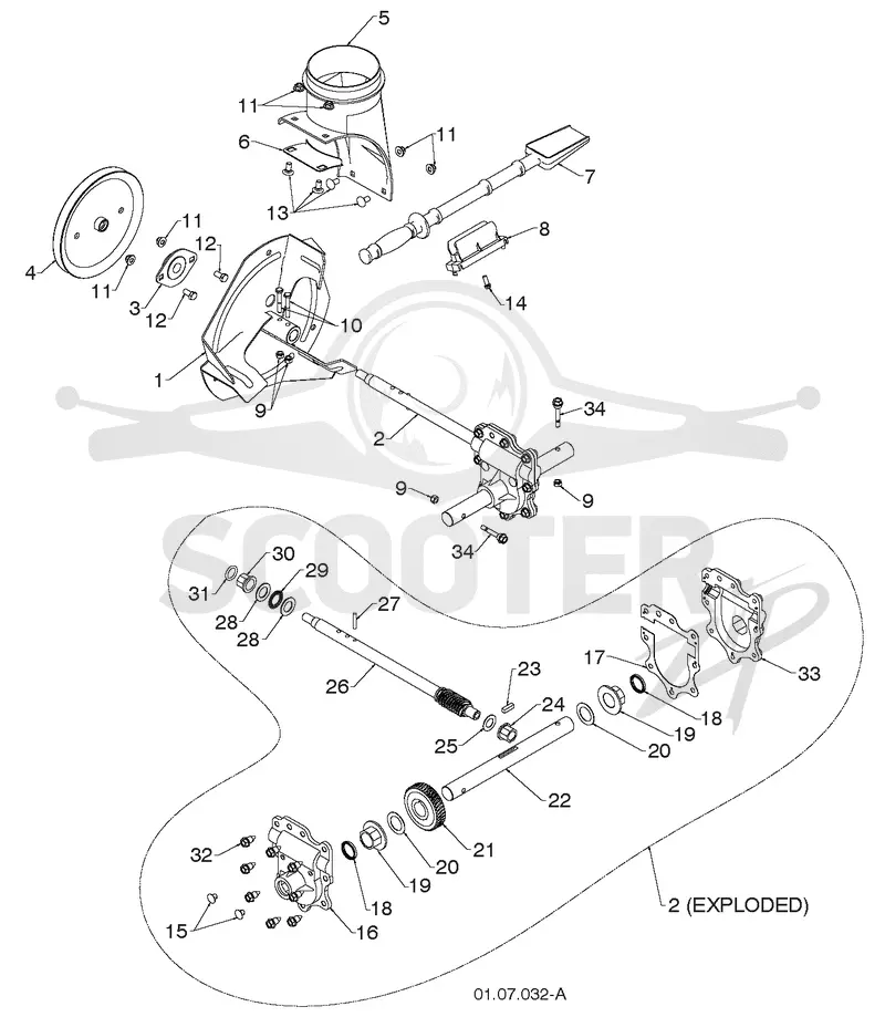 AUGER HOUSING & IMPELLER