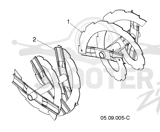 AUGER HOUSING & IMPELLER