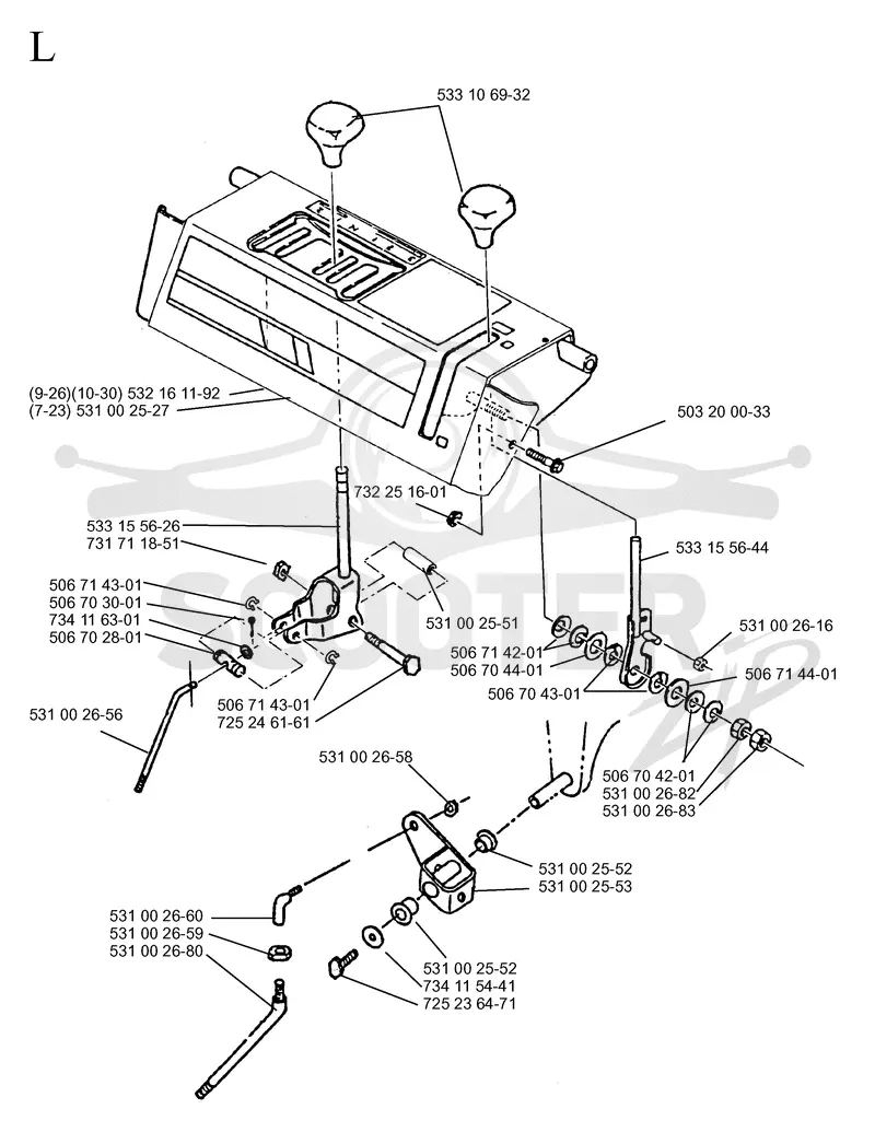 CONTROL PANEL & DISCHARGE CHUTE