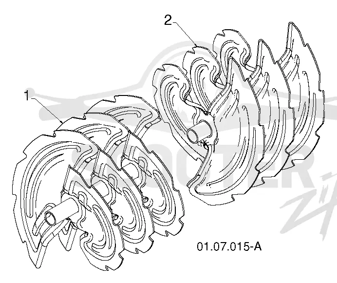 AUGER HOUSING & IMPELLER