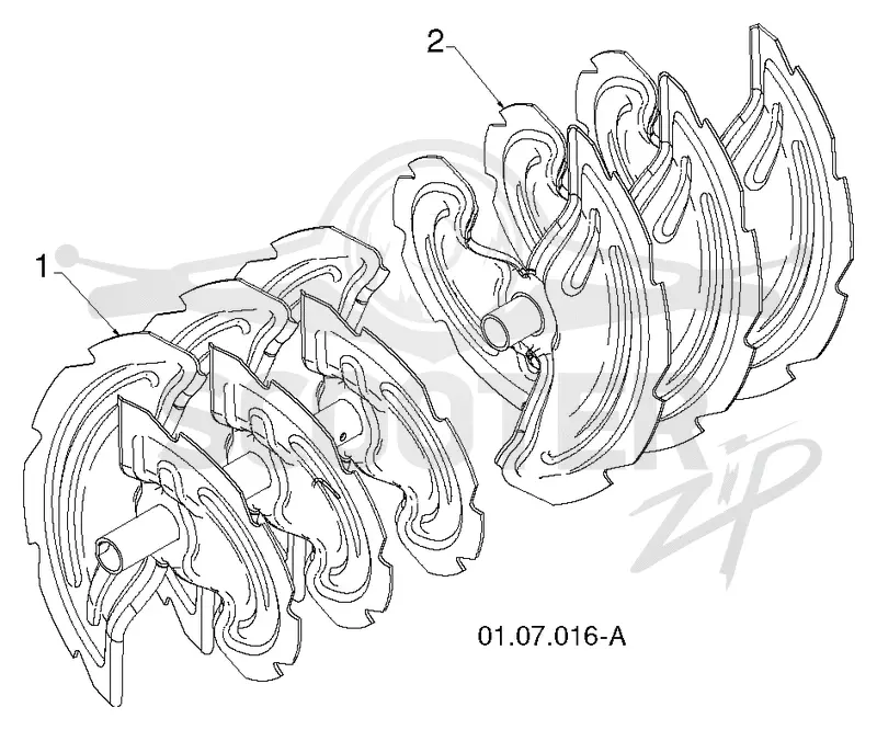 AUGER HOUSING & IMPELLER
