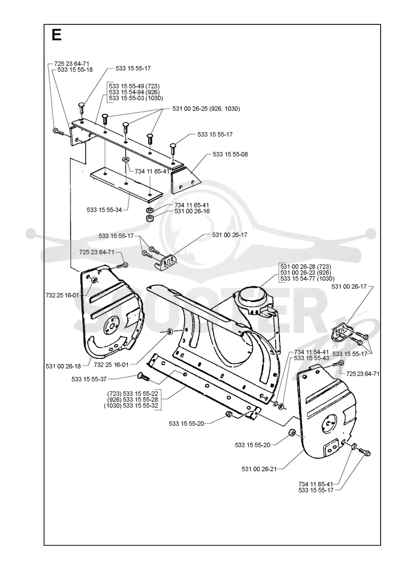 AUGER HOUSING & IMPELLER