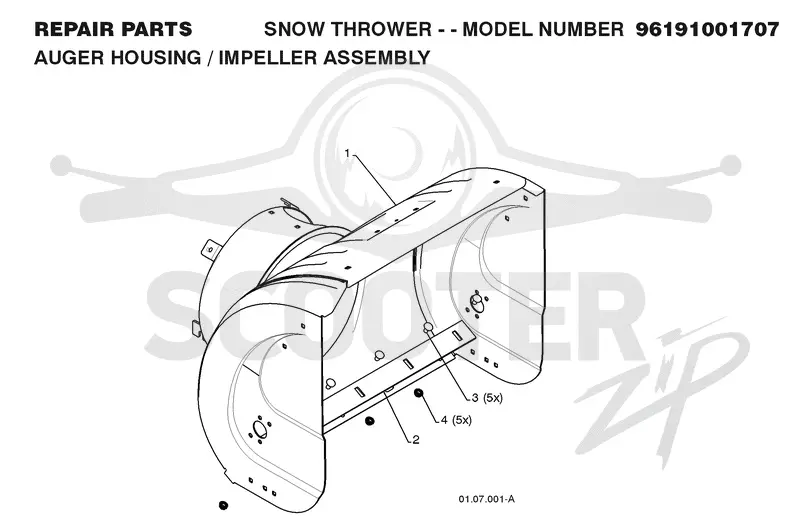 AUGER HOUSING & IMPELLER