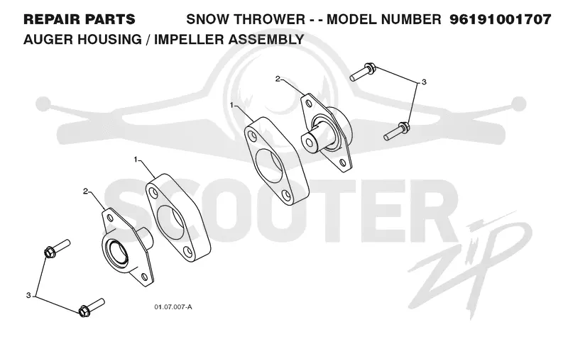 AUGER HOUSING & IMPELLER