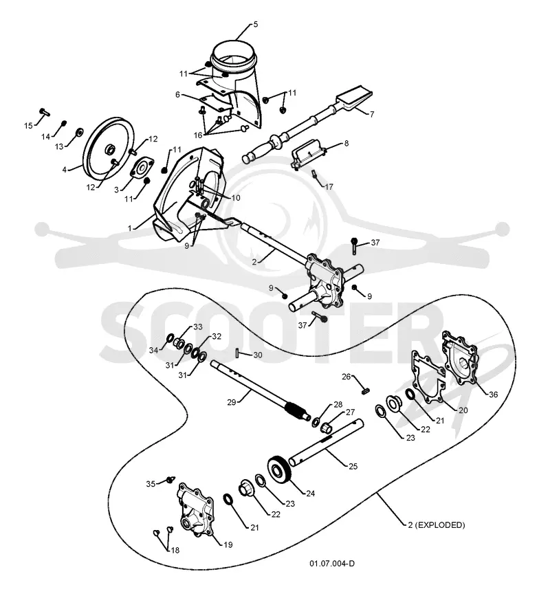 AUGER HOUSING & IMPELLER