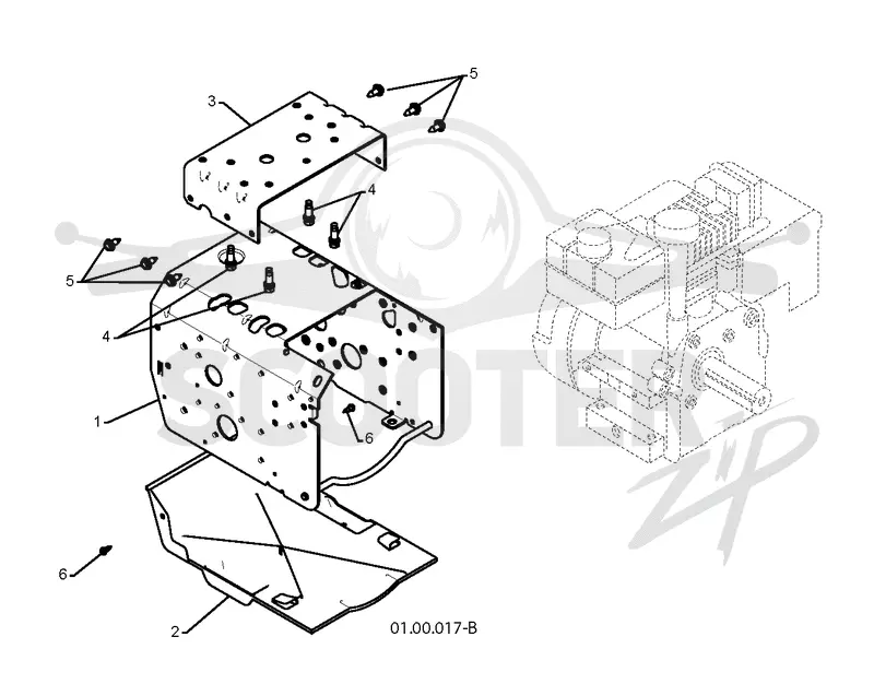 CHASSIS, ENGINE & PULLEYS