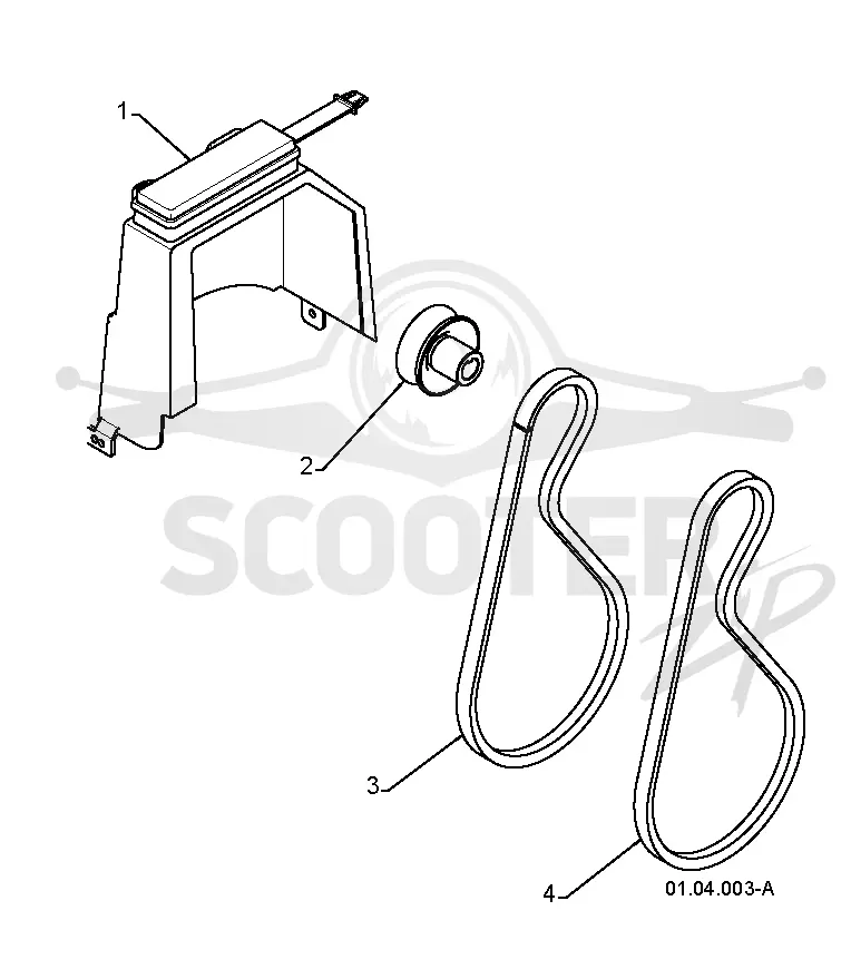CHASSIS, ENGINE & PULLEYS