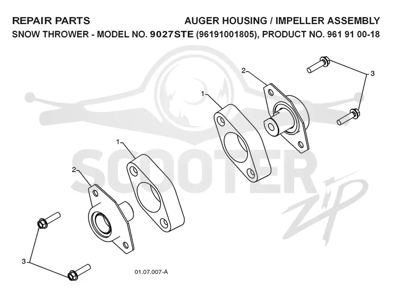 AUGER HOUSING & IMPELLER