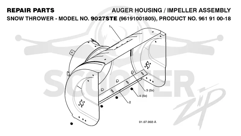 AUGER HOUSING & IMPELLER