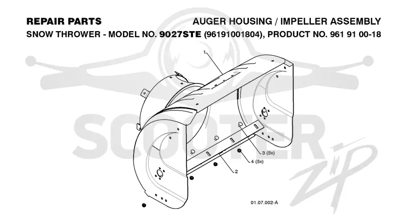 AUGER HOUSING & IMPELLER