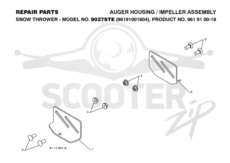 AUGER HOUSING & IMPELLER