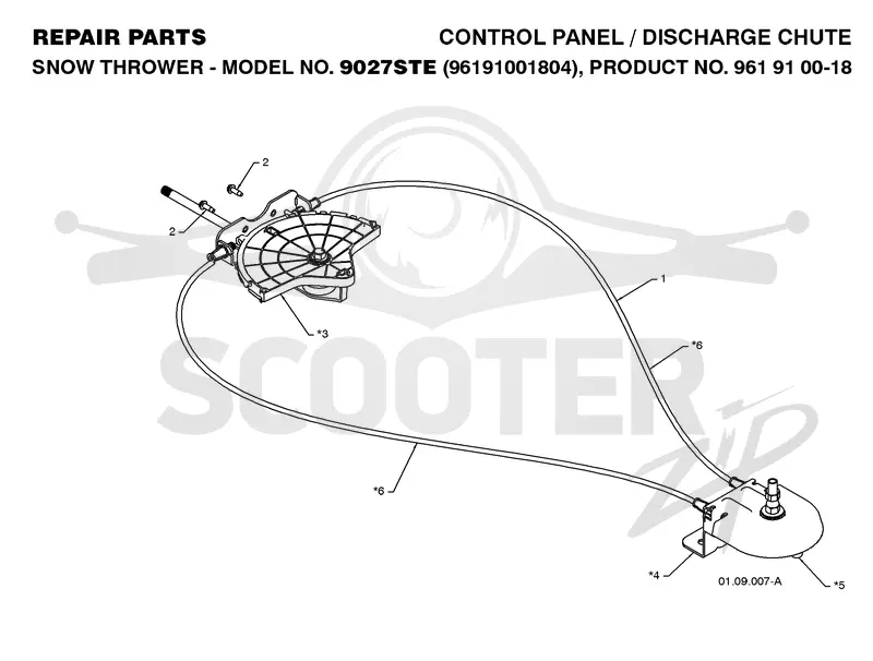 CONTROL PANEL & DISCHARGE CHUTE