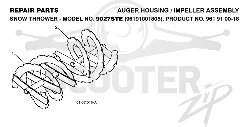 AUGER HOUSING & IMPELLER