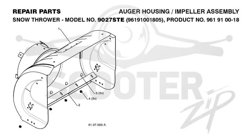 AUGER HOUSING & IMPELLER