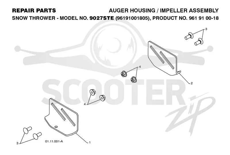 AUGER HOUSING & IMPELLER
