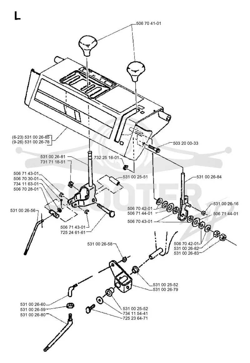 CONTROL PANEL & DISCHARGE CHUTE