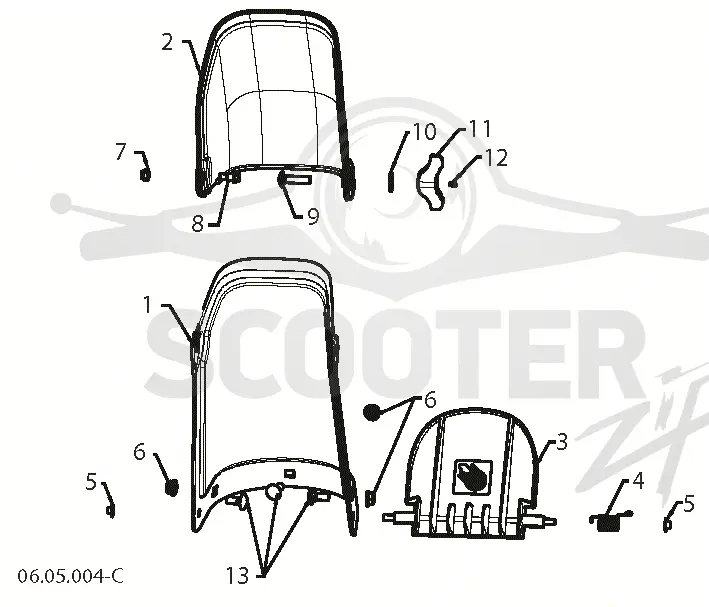 CONTROL PANEL & DISCHARGE CHUTE