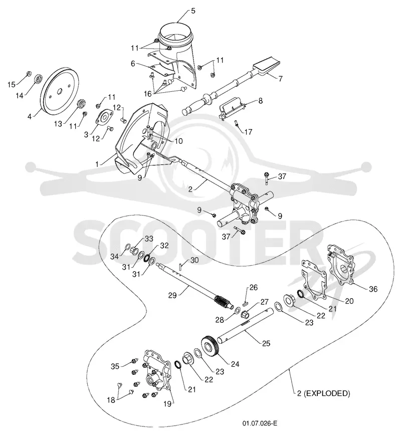 AUGER HOUSING & IMPELLER