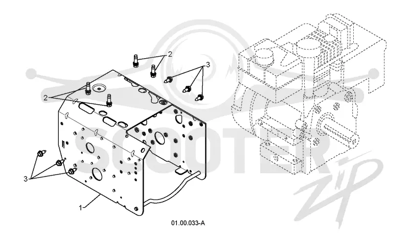 CHASSIS, ENGINE & PULLEYS