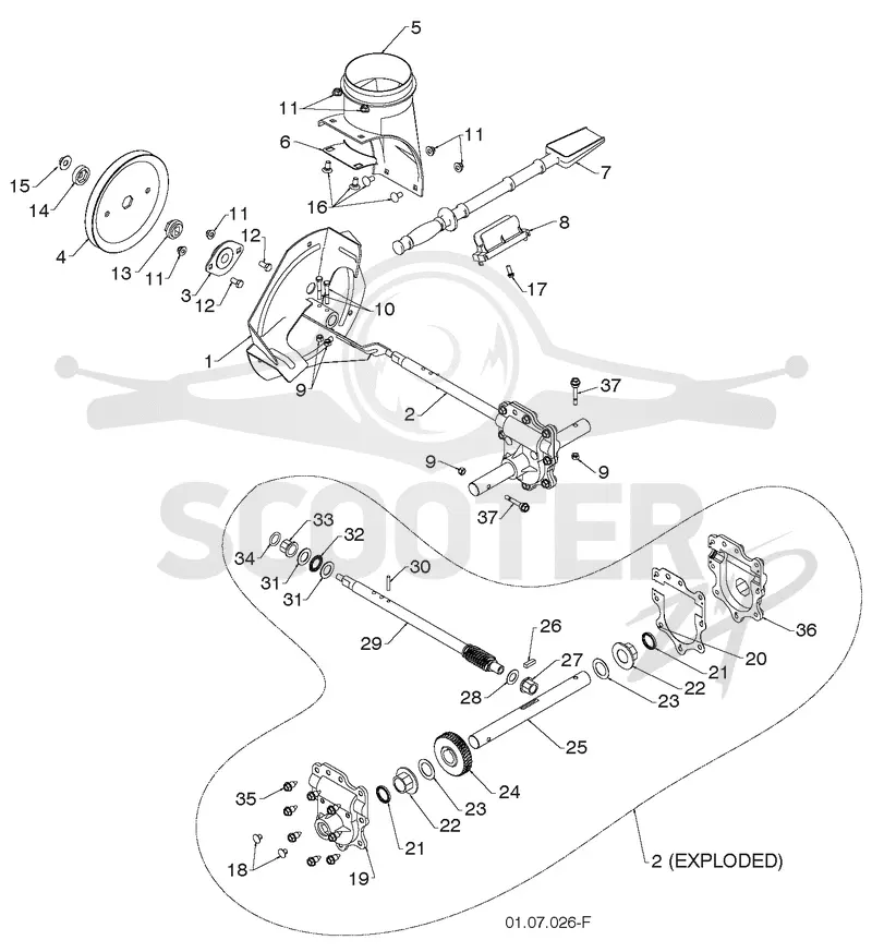 AUGER HOUSING & IMPELLER
