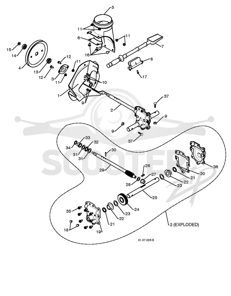 AUGER HOUSING & IMPELLER