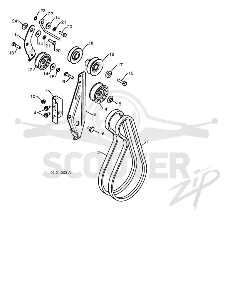 BELT GUARD & PULLEY
