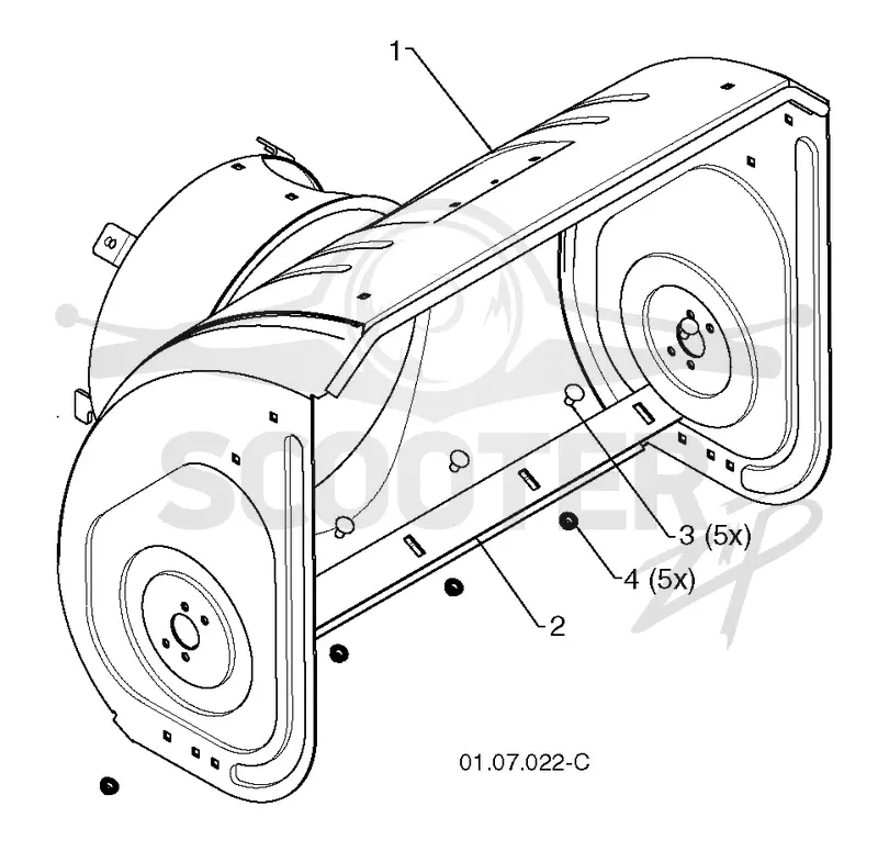 AUGER HOUSING & IMPELLER