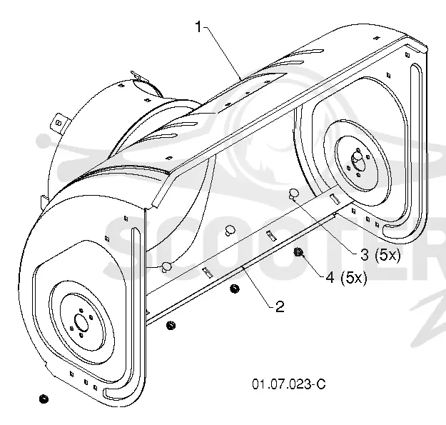 AUGER HOUSING & IMPELLER