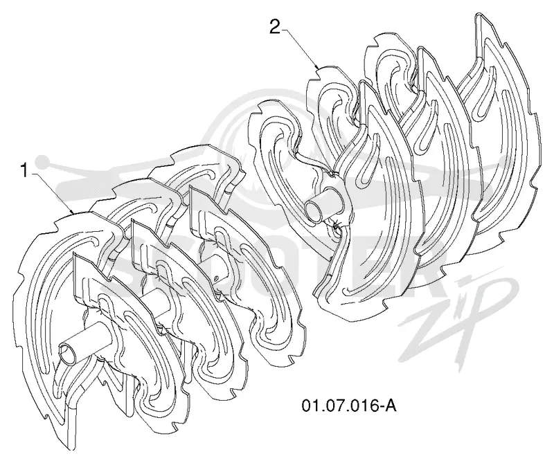 AUGER HOUSING & IMPELLER