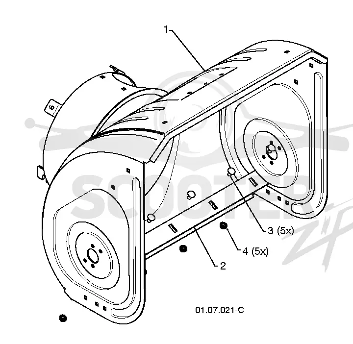 AUGER HOUSING & IMPELLER