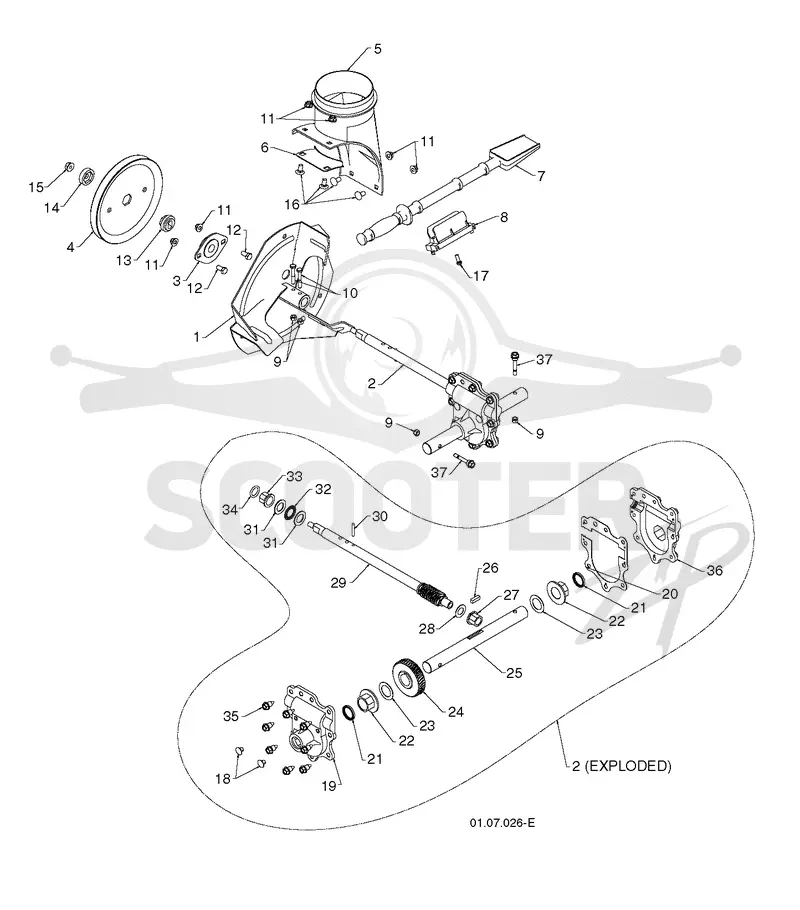 AUGER HOUSING & IMPELLER