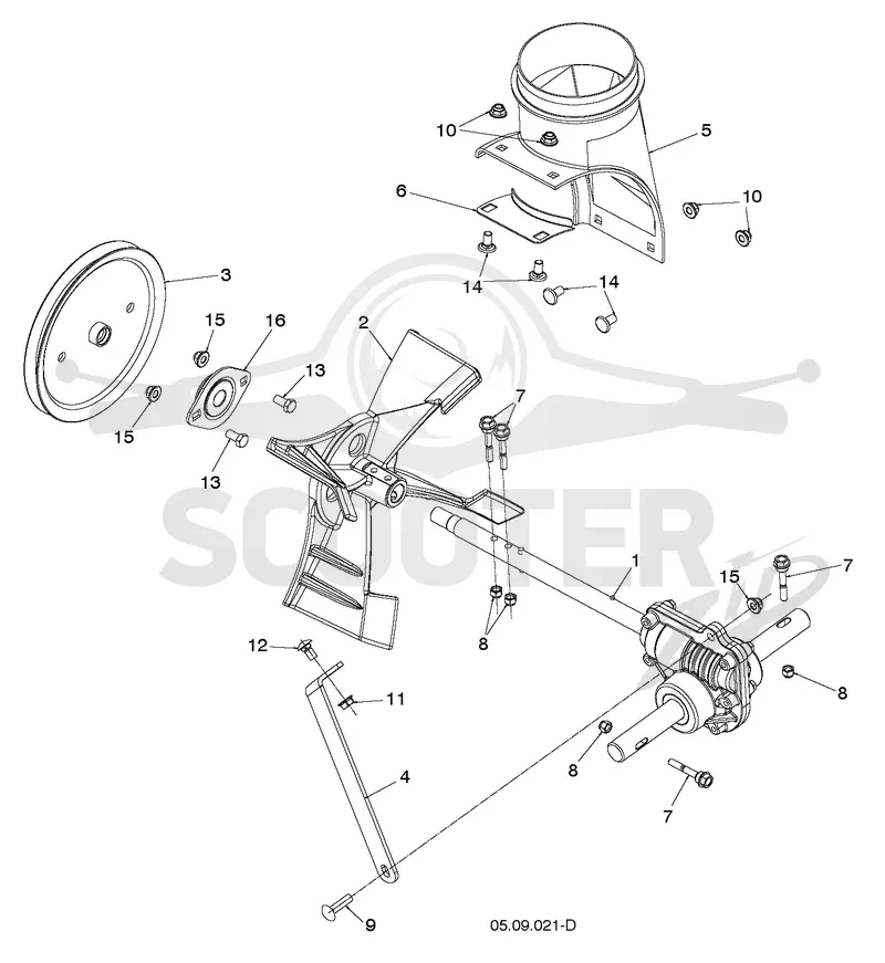 AUGER HOUSING & IMPELLER