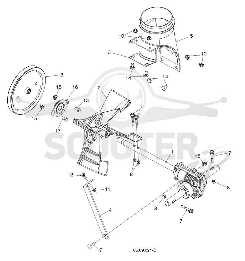 AUGER HOUSING & IMPELLER