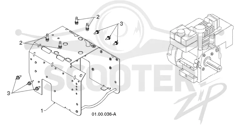 CHASSIS, ENGINE & PULLEYS