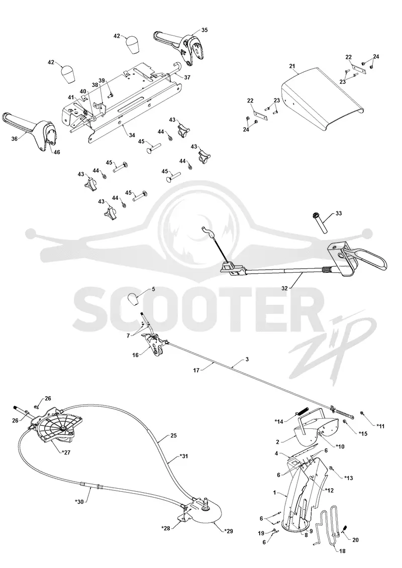 CONTROL PANEL & DISCHARGE CHUTE