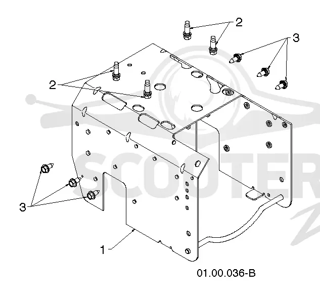 CHASSIS, ENGINE & PULLEYS C