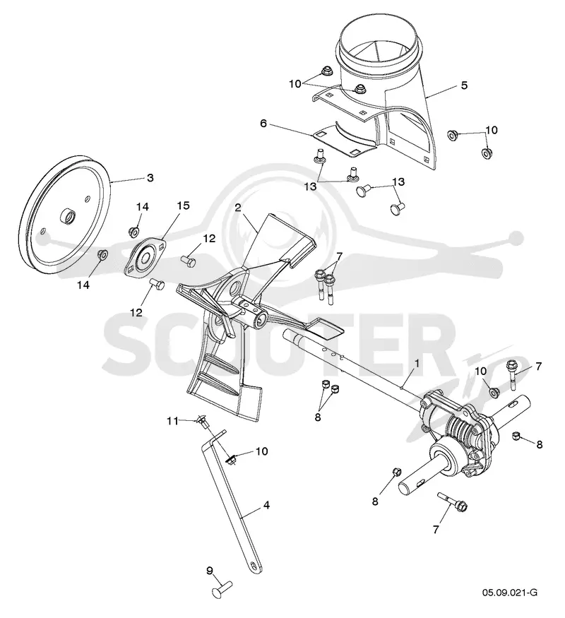 AUGER HOUSING & IMPELLER