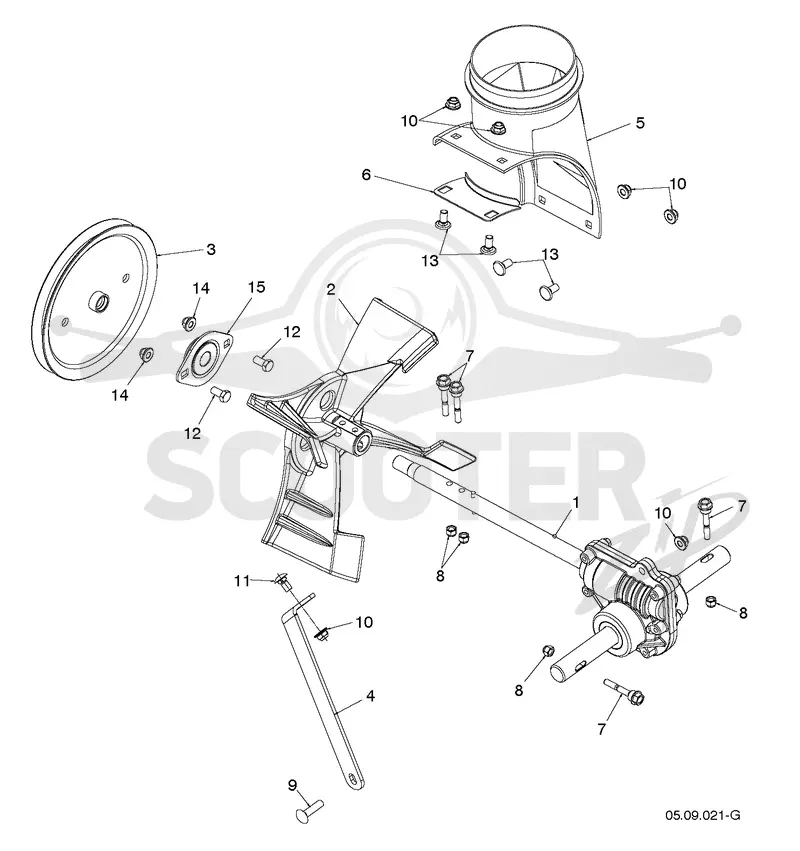 AUGER HOUSING & IMPELLER