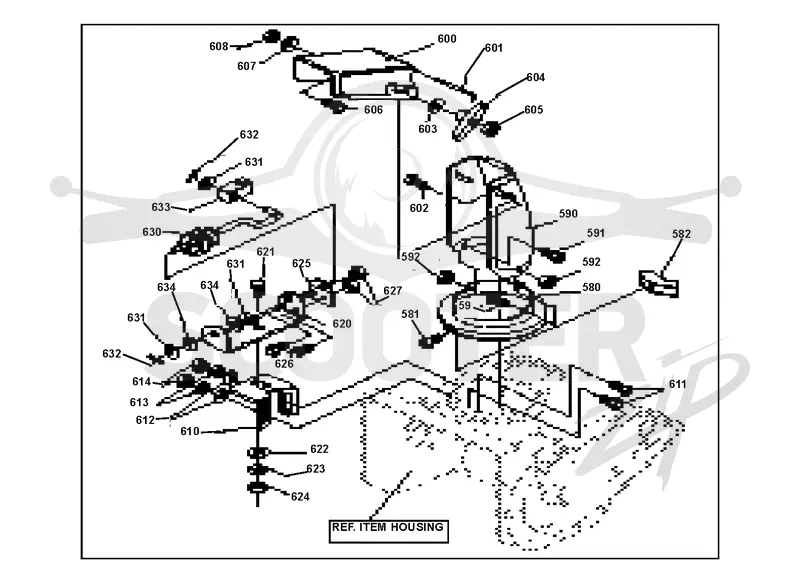 CONTROL PANEL & DISCHARGE CHUTE