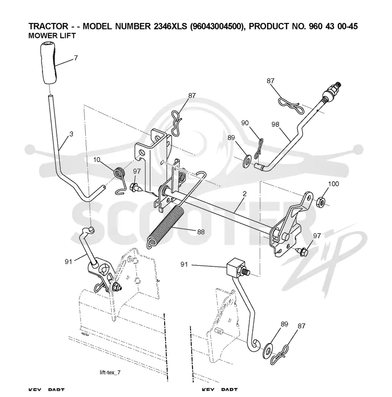 MOWER LIFT / DECK LIFT