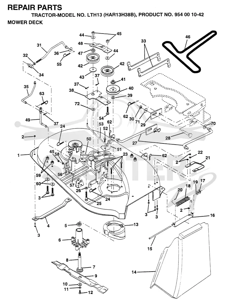 MOWER DECK / CUTTING DECK