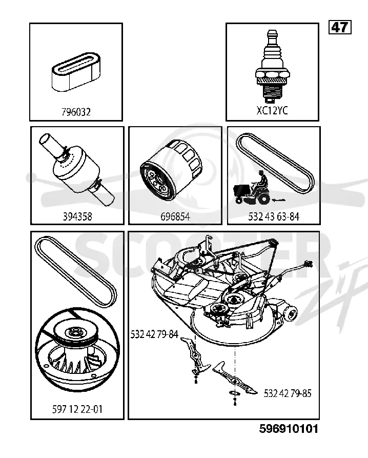 FREQUENTLY USED PARTS