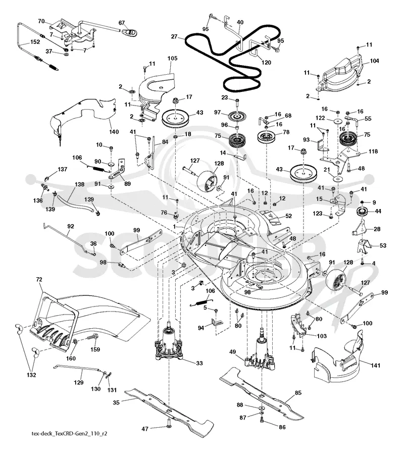 MOWER DECK / CUTTING DECK