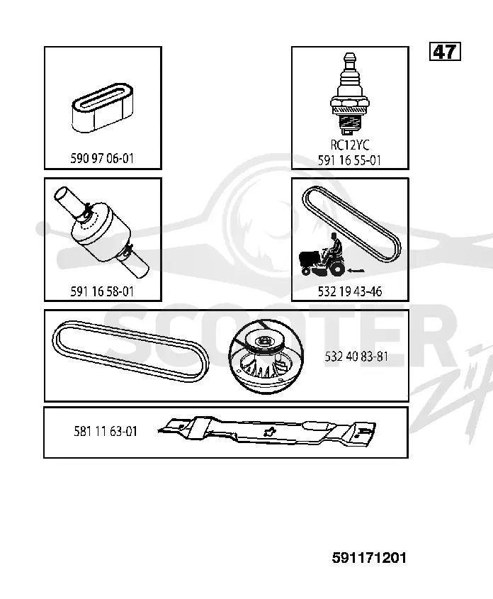 FREQUENTLY USED PARTS