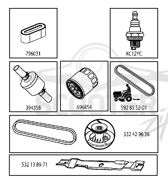 FREQUENTLY USED PARTS