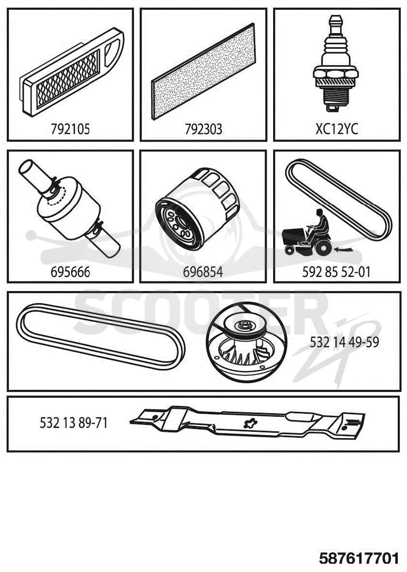 FREQUENTLY USED PARTS