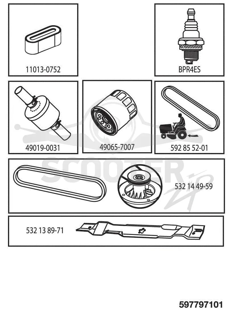 FREQUENTLY USED PARTS