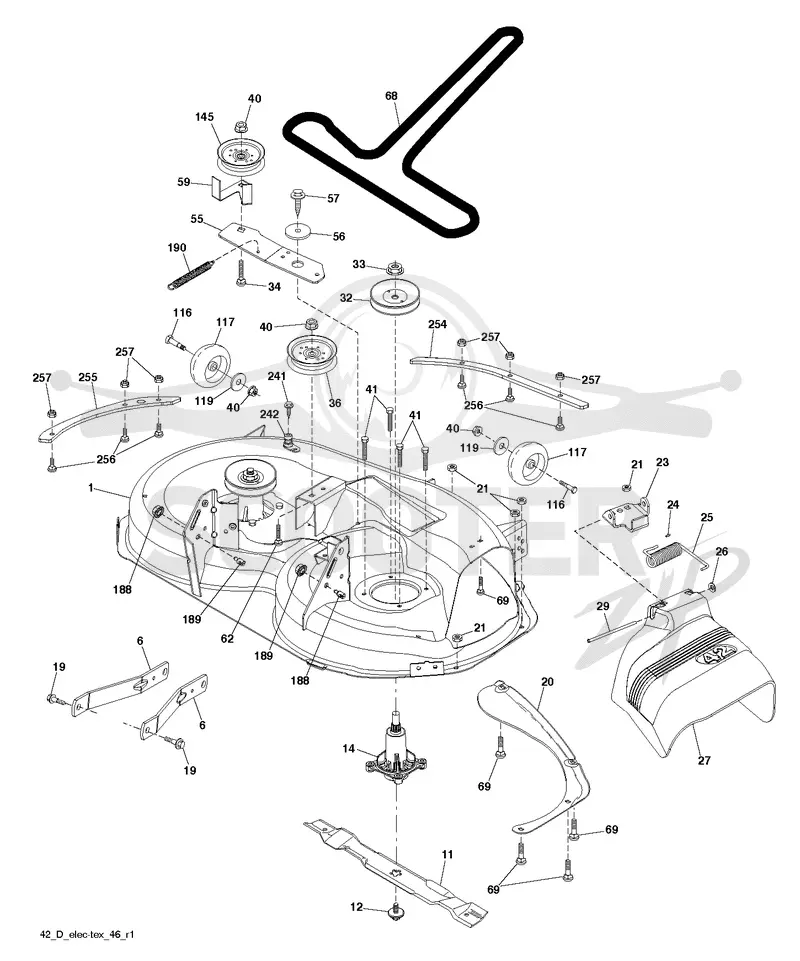 MOWER DECK / CUTTING DECK
