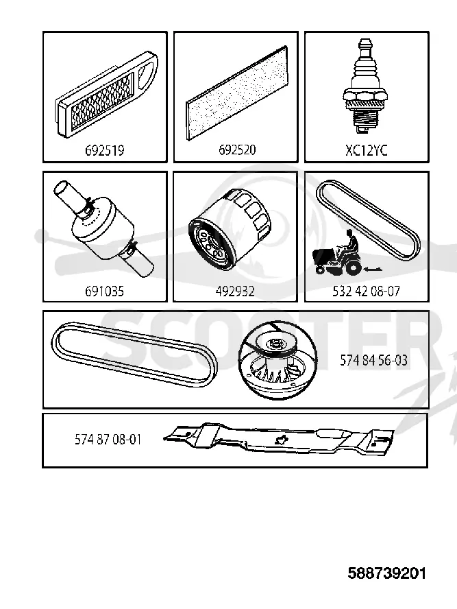 FREQUENTLY USED PARTS
