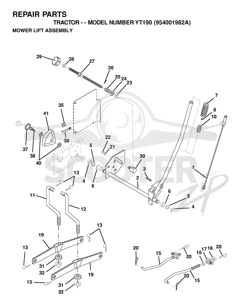 MOWER LIFT / DECK LIFT
